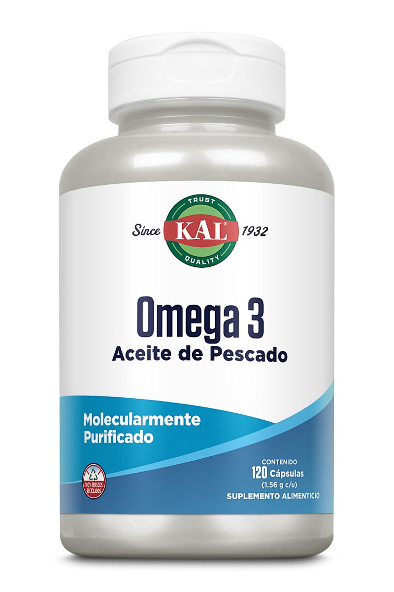 KAL Omega 3 con 120 Cápsulas de gel FreshVitamins