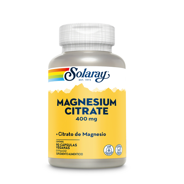 Solaray Magnesium Citrate 400 mg 90 Cap