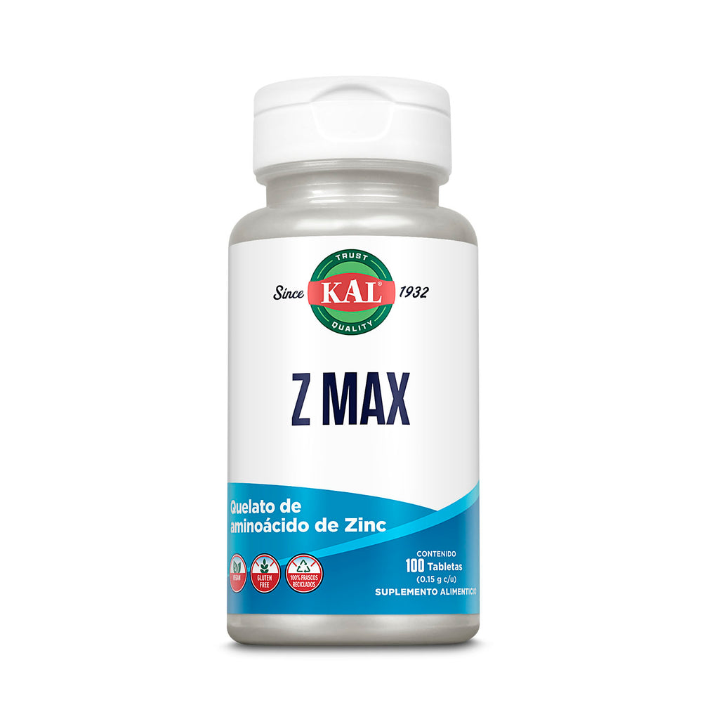 KAL Z MAX (Zinc) 100 tabletas - FreshVitamins