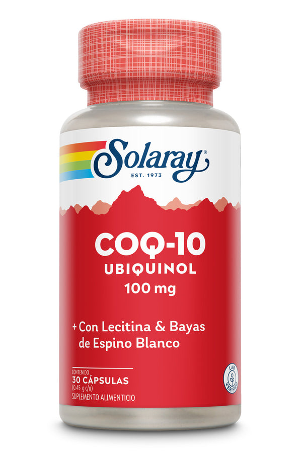 Solaray COQ-10, 100mg / 30 cápsulas - FreshVitamins