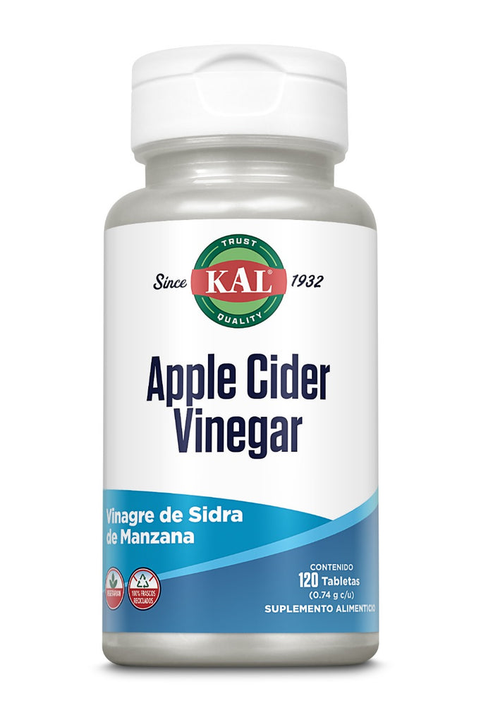 Kal Apple Cider Vinegar (Vinagre de manzana) 120 tab - FreshVitamins