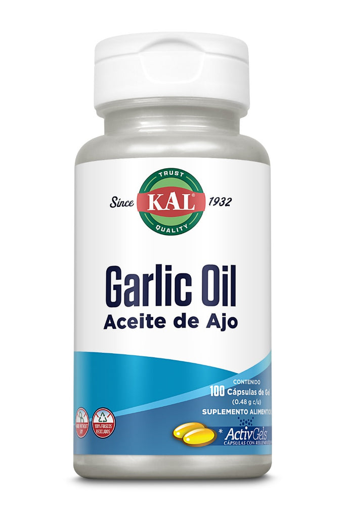 KAL Garlic Oil (Aceite de Ajo) / 100 - FreshVitamins