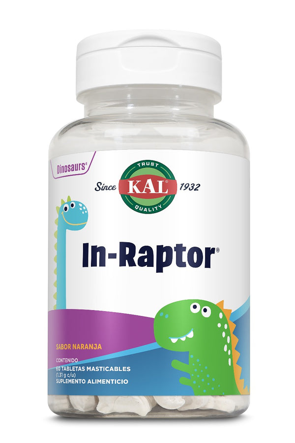 KAL In-Raptor /Multivitamínico para niños/ 60 Tabletas - FreshVitamins